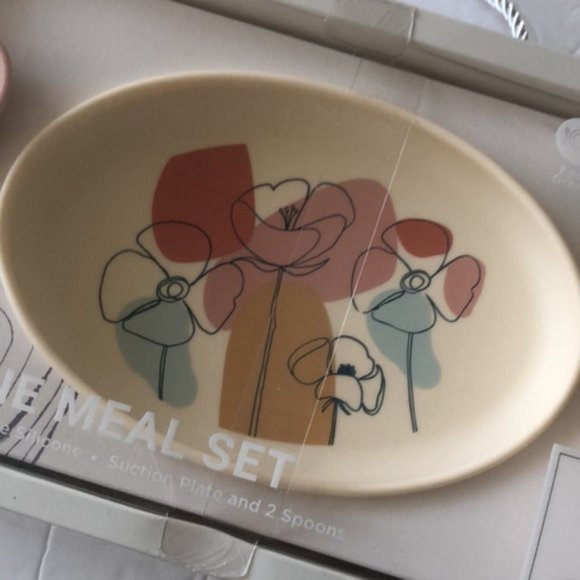 Nine by Walker Noble Studios 3 pc silicone Meal Set for toddler unbreakable - Picture 3 of 6